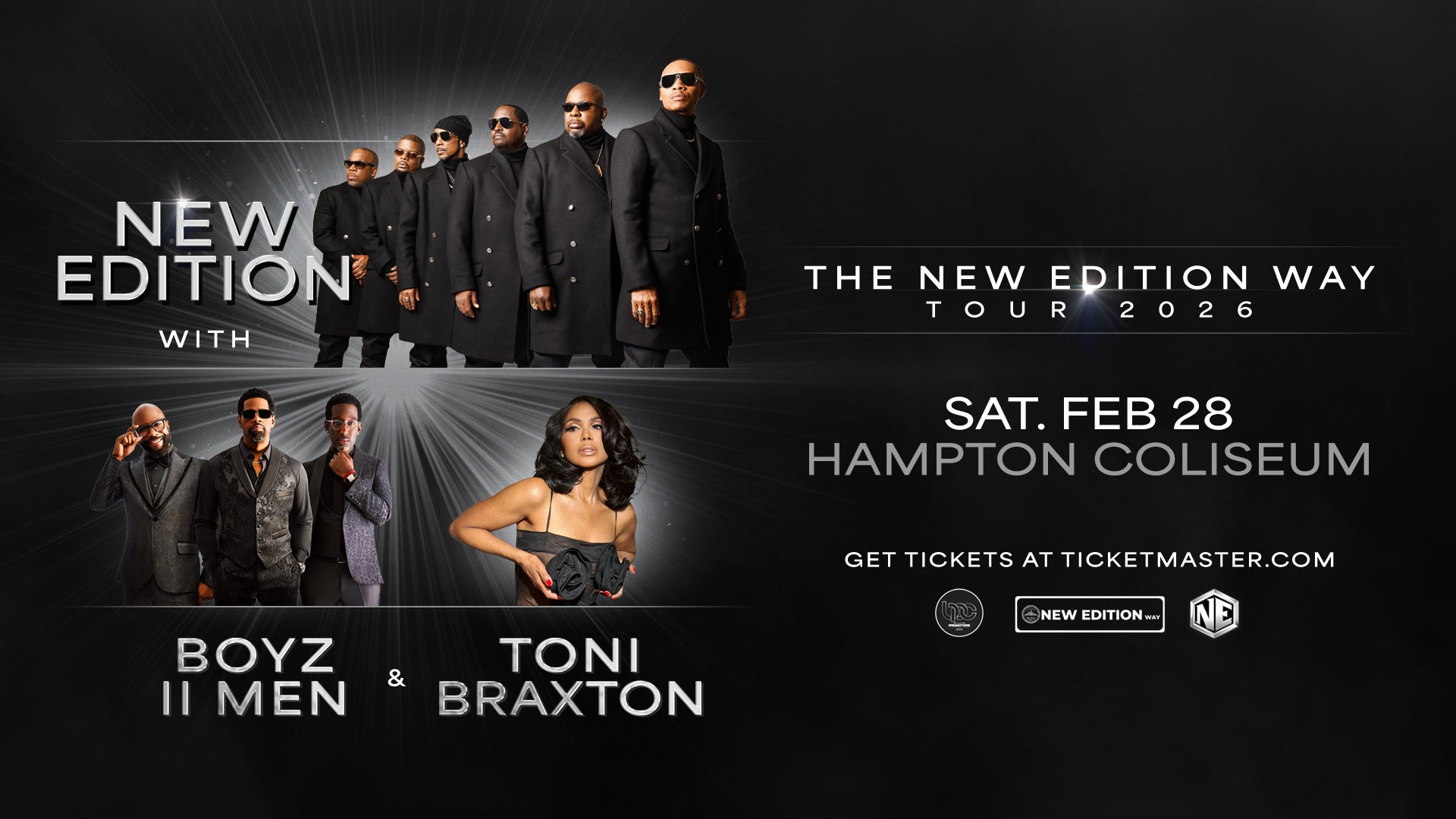 The New Edition Way Tour 2026 | Hampton Coliseum