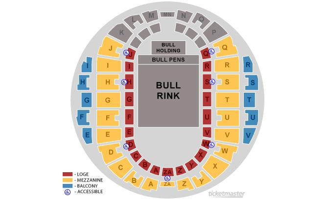 Square Garden Bull Riding Seating Chart