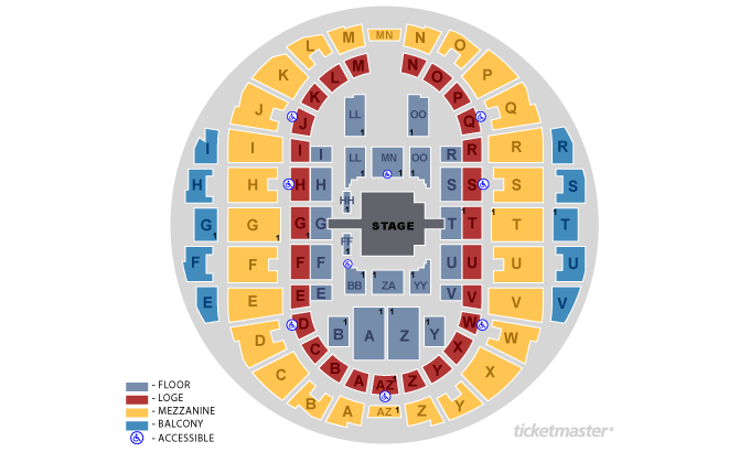 Hampton Coliseum Mezzanine Seating Chart