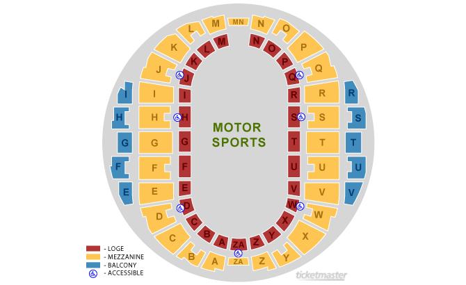 Freedom Hall Seating Chart Monster Jam