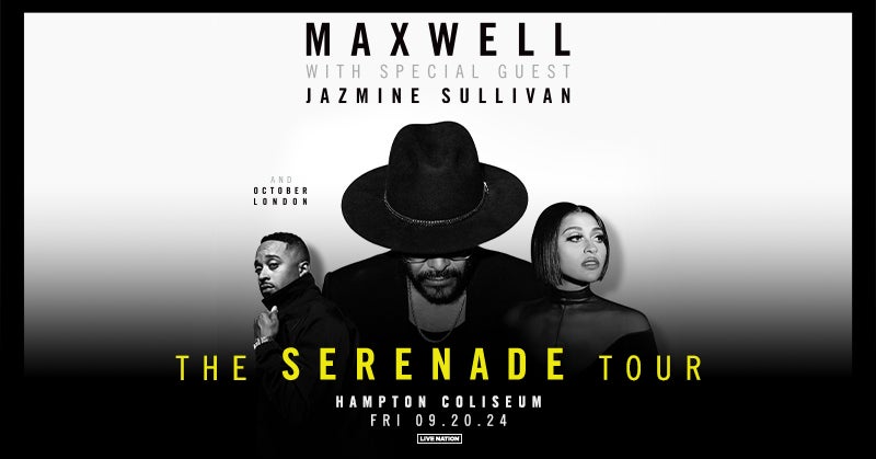 Maxwell tour announcement with 2025 schedule