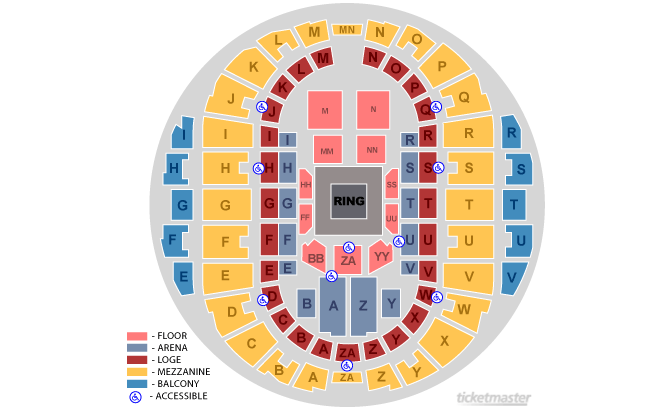 Norfolk Scope Seating Chart For Wwe